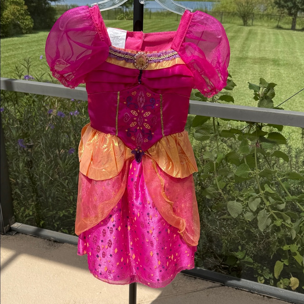 Rare vintage 2008 Barbie Liana Diamond Castle Costume Dress up size 4-6Y